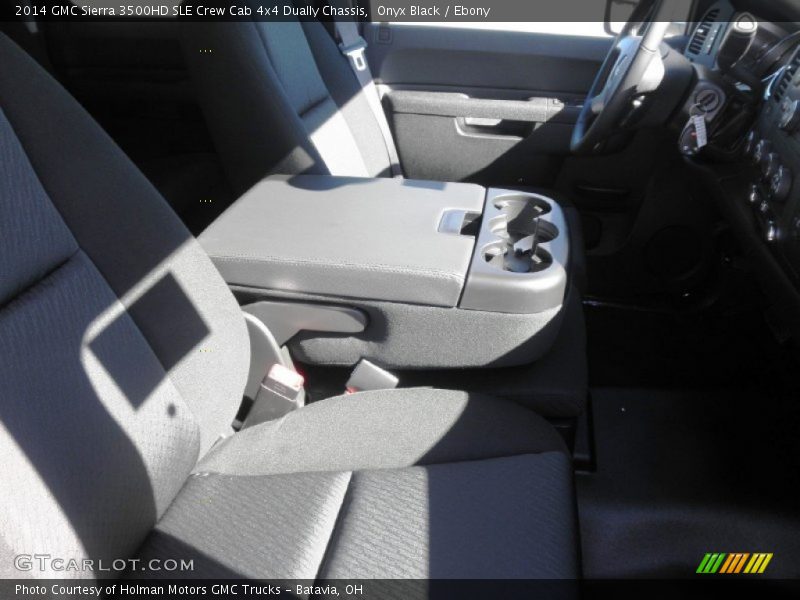 Onyx Black / Ebony 2014 GMC Sierra 3500HD SLE Crew Cab 4x4 Dually Chassis