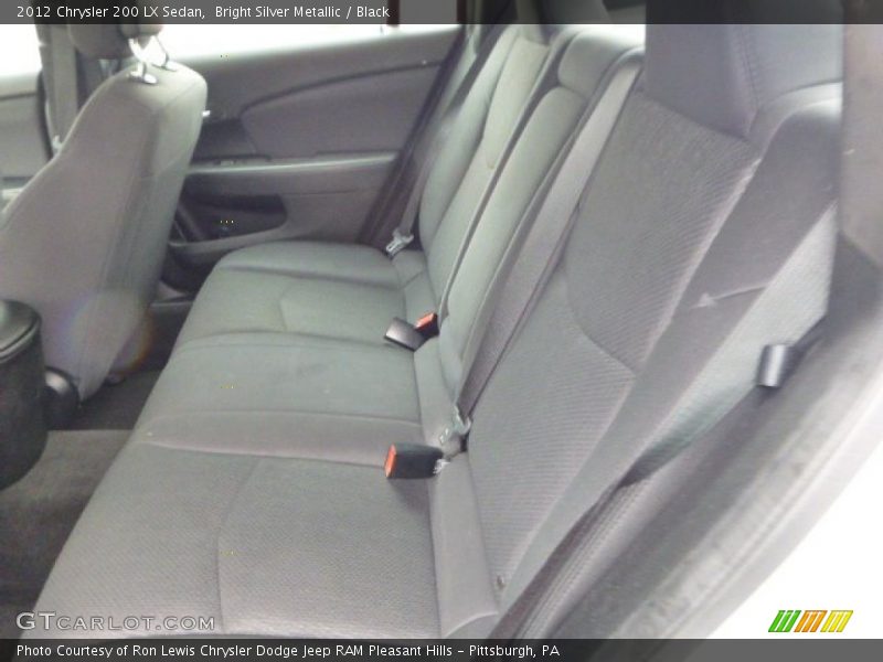 Bright Silver Metallic / Black 2012 Chrysler 200 LX Sedan