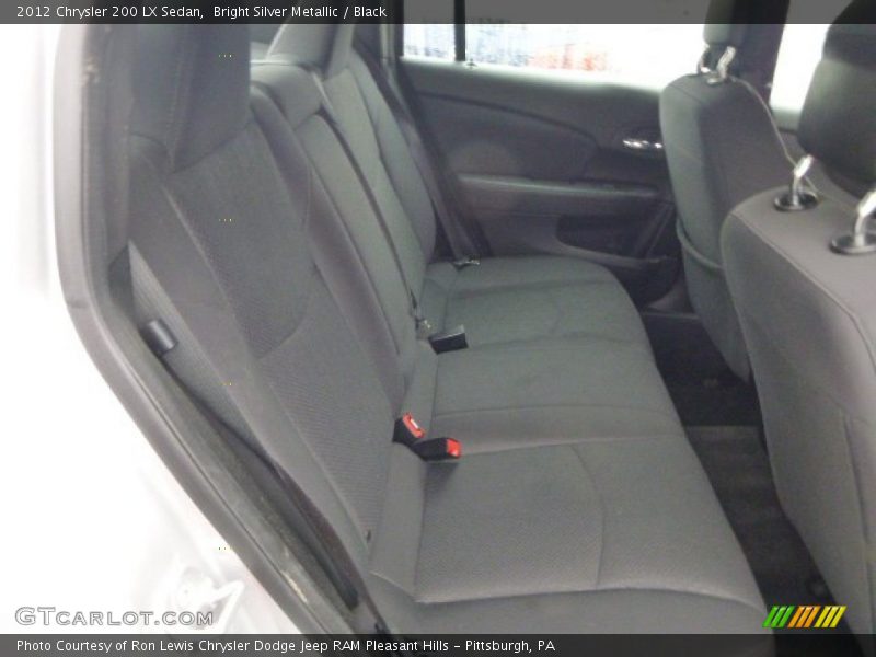 Bright Silver Metallic / Black 2012 Chrysler 200 LX Sedan