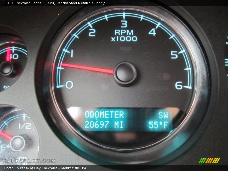 Mocha Steel Metallic / Ebony 2013 Chevrolet Tahoe LT 4x4