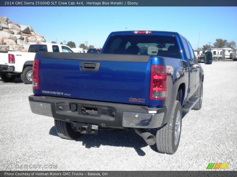 Heritage Blue Metallic / Ebony 2014 GMC Sierra 2500HD SLT Crew Cab 4x4