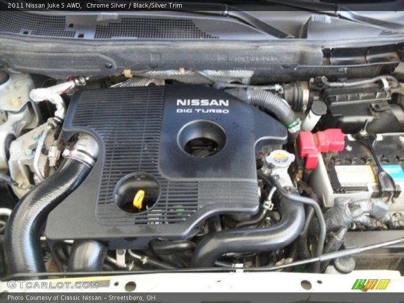 Chrome Silver / Black/Silver Trim 2011 Nissan Juke S AWD