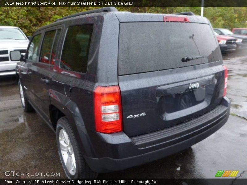Maximum Steel Metallic / Dark Slate Gray 2014 Jeep Patriot Sport 4x4
