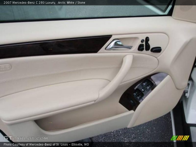 Arctic White / Stone 2007 Mercedes-Benz C 280 Luxury