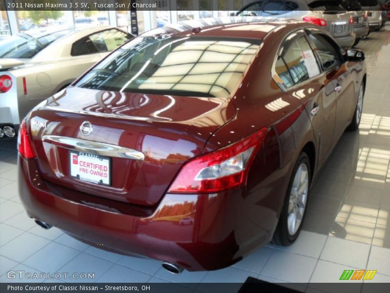 Tuscan Sun / Charcoal 2011 Nissan Maxima 3.5 SV