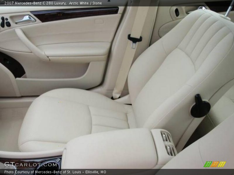Arctic White / Stone 2007 Mercedes-Benz C 280 Luxury