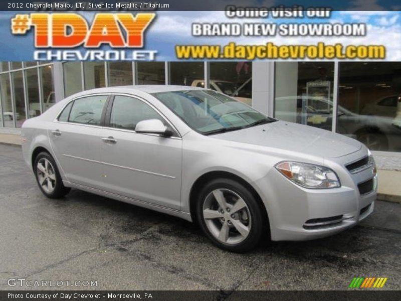 Silver Ice Metallic / Titanium 2012 Chevrolet Malibu LT
