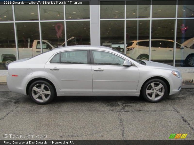 Silver Ice Metallic / Titanium 2012 Chevrolet Malibu LT