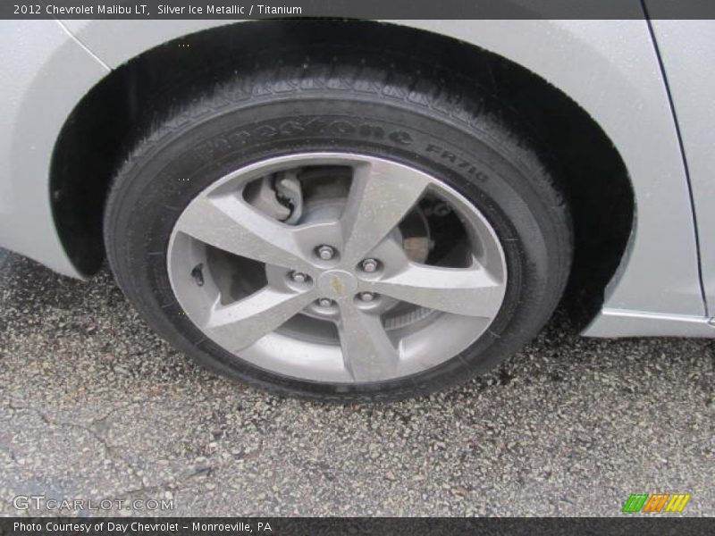 Silver Ice Metallic / Titanium 2012 Chevrolet Malibu LT