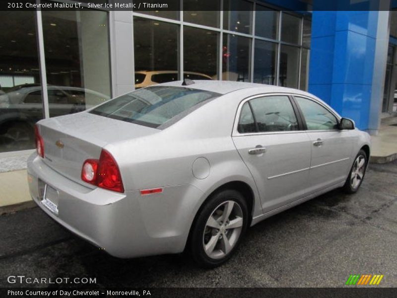 Silver Ice Metallic / Titanium 2012 Chevrolet Malibu LT