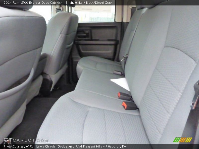 Bright White / Black/Diesel Gray 2014 Ram 1500 Express Quad Cab 4x4