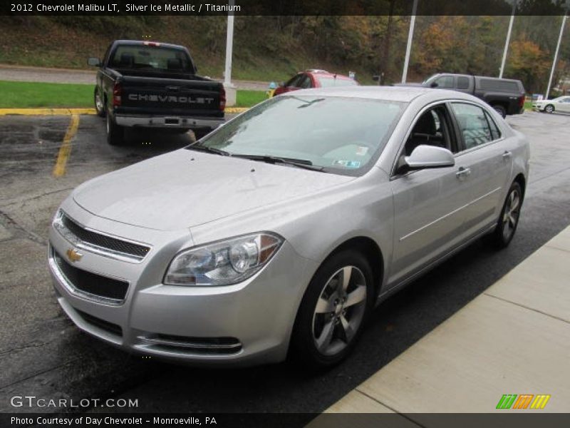 Silver Ice Metallic / Titanium 2012 Chevrolet Malibu LT