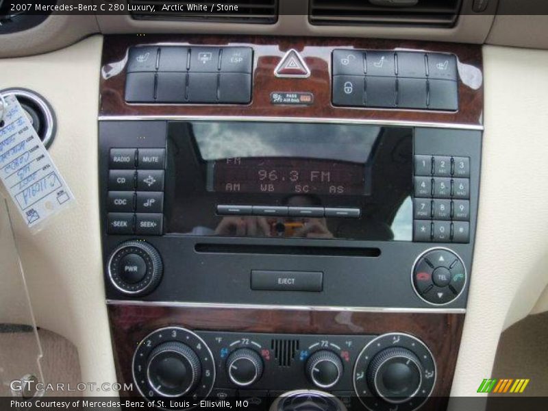 Arctic White / Stone 2007 Mercedes-Benz C 280 Luxury