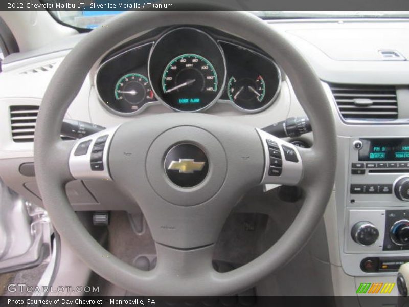 Silver Ice Metallic / Titanium 2012 Chevrolet Malibu LT
