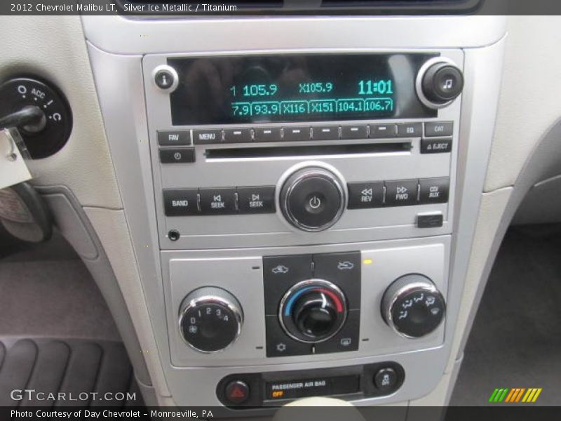 Silver Ice Metallic / Titanium 2012 Chevrolet Malibu LT