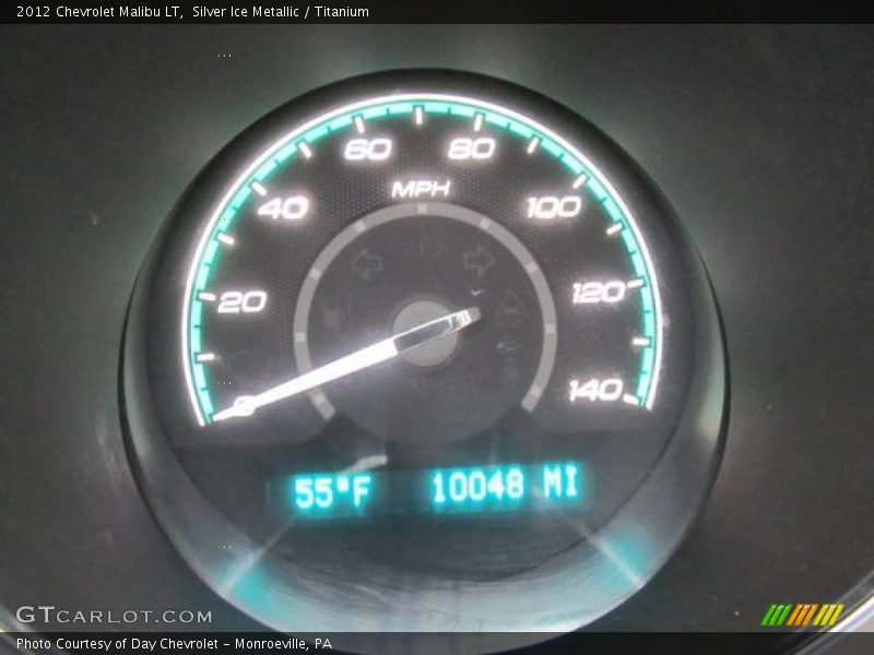 Silver Ice Metallic / Titanium 2012 Chevrolet Malibu LT