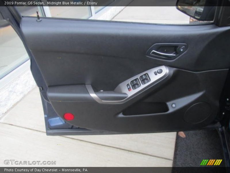 Midnight Blue Metallic / Ebony 2009 Pontiac G6 Sedan