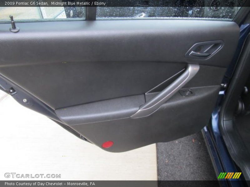 Midnight Blue Metallic / Ebony 2009 Pontiac G6 Sedan