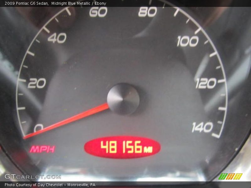 Midnight Blue Metallic / Ebony 2009 Pontiac G6 Sedan