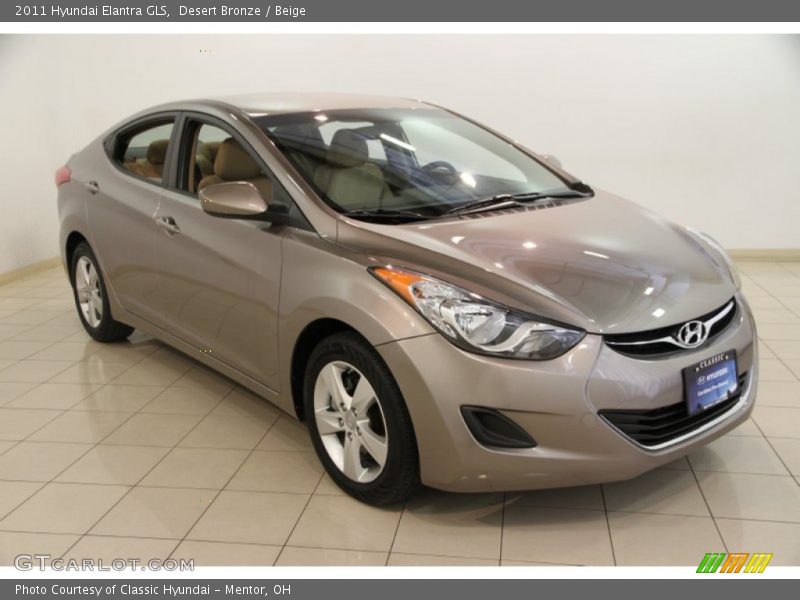 Desert Bronze / Beige 2011 Hyundai Elantra GLS