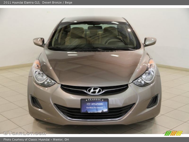 Desert Bronze / Beige 2011 Hyundai Elantra GLS