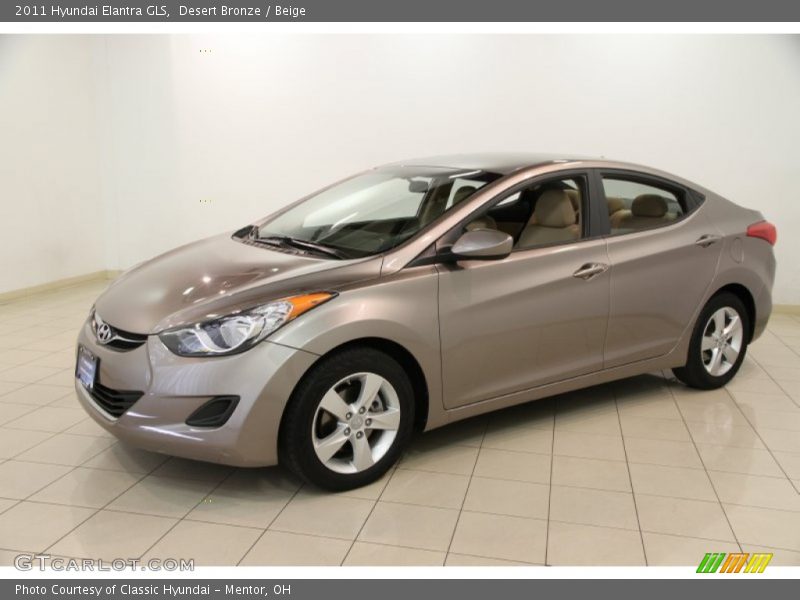 Desert Bronze / Beige 2011 Hyundai Elantra GLS