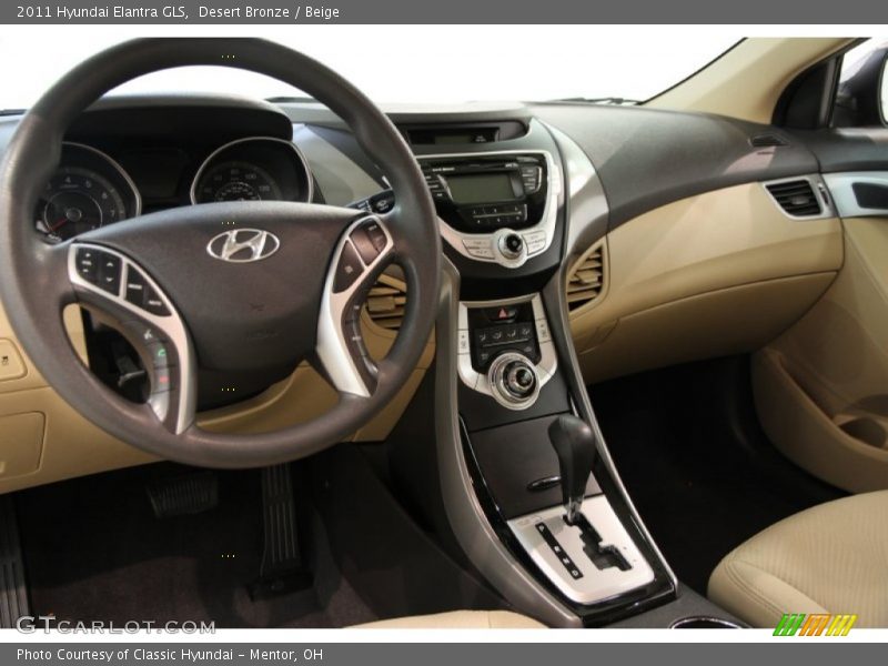 Desert Bronze / Beige 2011 Hyundai Elantra GLS