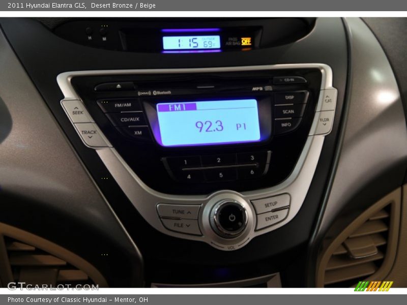 Desert Bronze / Beige 2011 Hyundai Elantra GLS