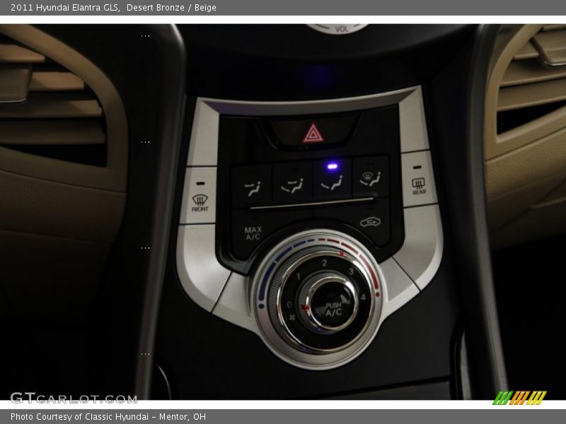 Desert Bronze / Beige 2011 Hyundai Elantra GLS