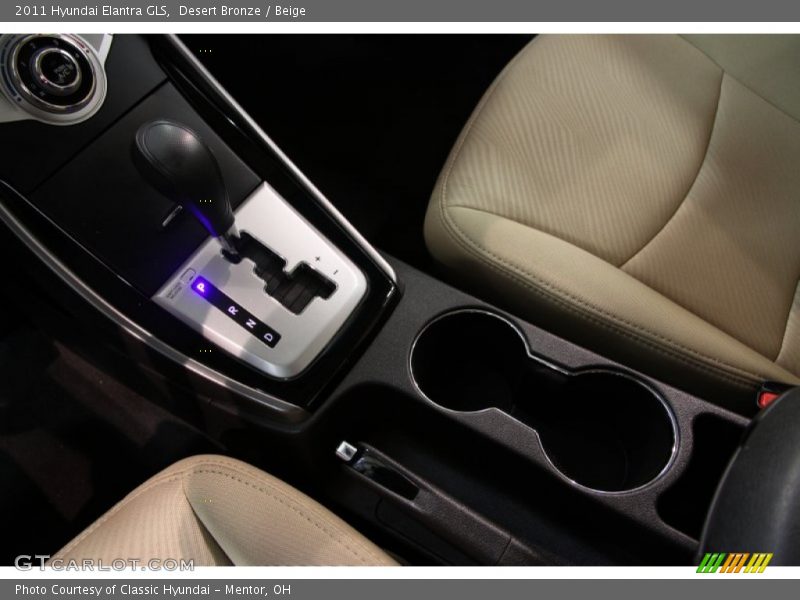 Desert Bronze / Beige 2011 Hyundai Elantra GLS