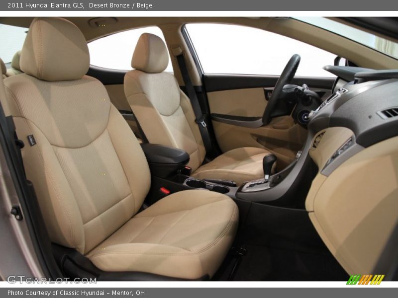 Desert Bronze / Beige 2011 Hyundai Elantra GLS