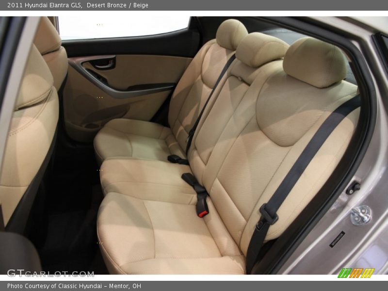 Desert Bronze / Beige 2011 Hyundai Elantra GLS