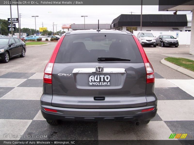 Polished Metal Metallic / Black 2011 Honda CR-V EX-L