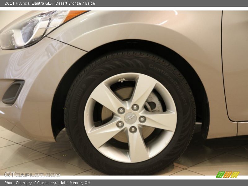 Desert Bronze / Beige 2011 Hyundai Elantra GLS