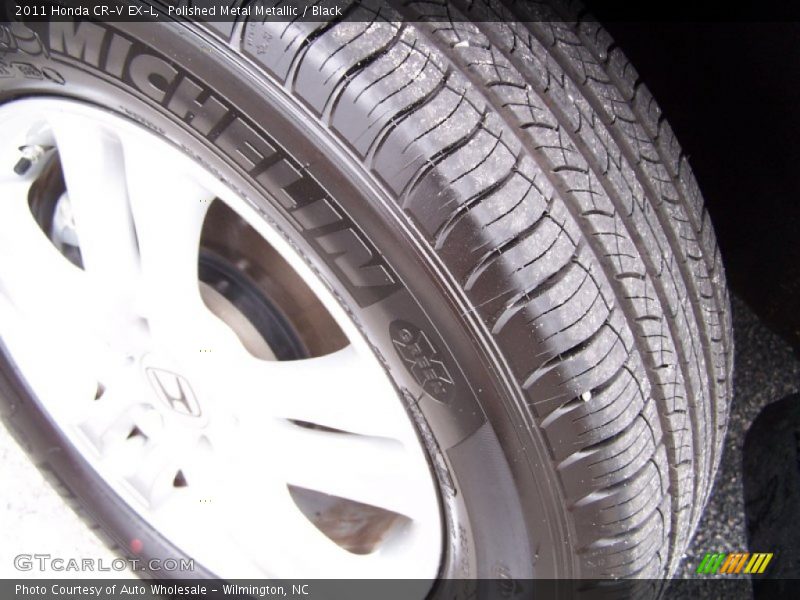 Polished Metal Metallic / Black 2011 Honda CR-V EX-L