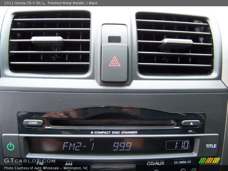 Polished Metal Metallic / Black 2011 Honda CR-V EX-L
