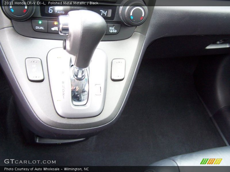 Polished Metal Metallic / Black 2011 Honda CR-V EX-L
