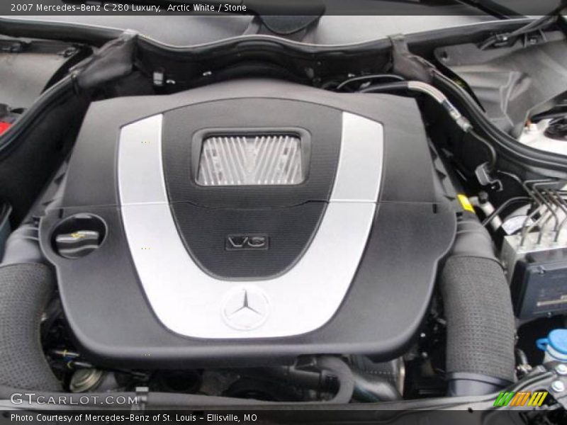 Arctic White / Stone 2007 Mercedes-Benz C 280 Luxury