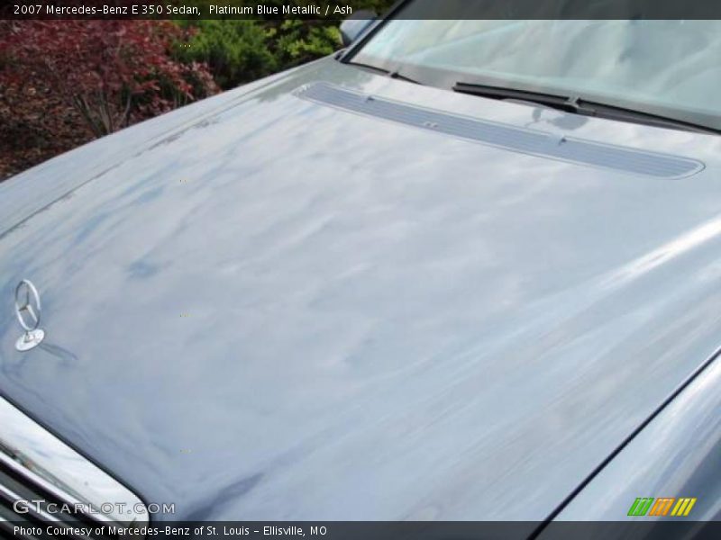 Platinum Blue Metallic / Ash 2007 Mercedes-Benz E 350 Sedan