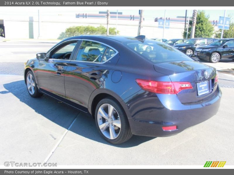 Fathom Blue Pearl / Ebony 2014 Acura ILX 2.0L Technology