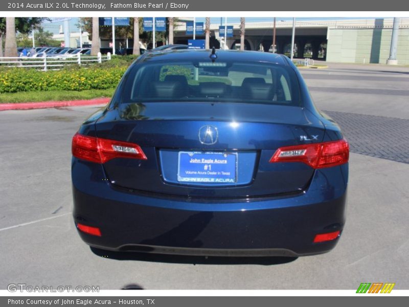 Fathom Blue Pearl / Ebony 2014 Acura ILX 2.0L Technology