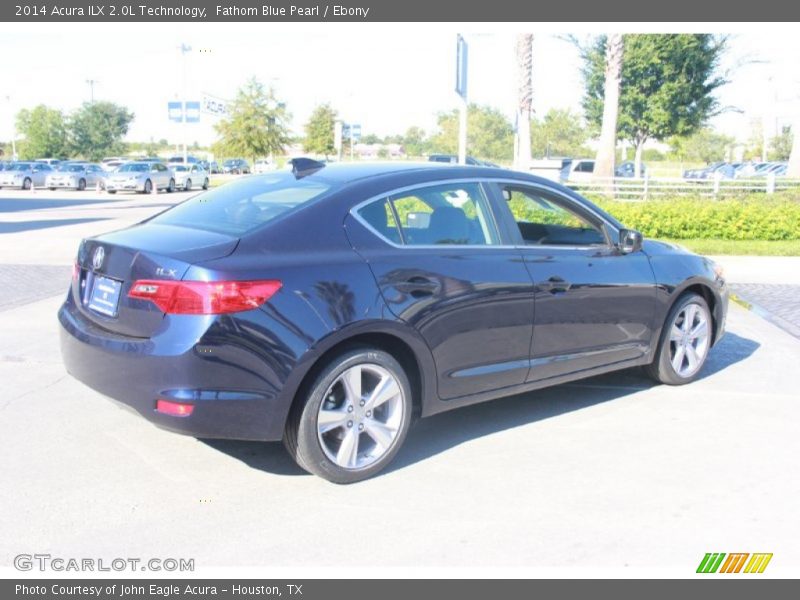 Fathom Blue Pearl / Ebony 2014 Acura ILX 2.0L Technology