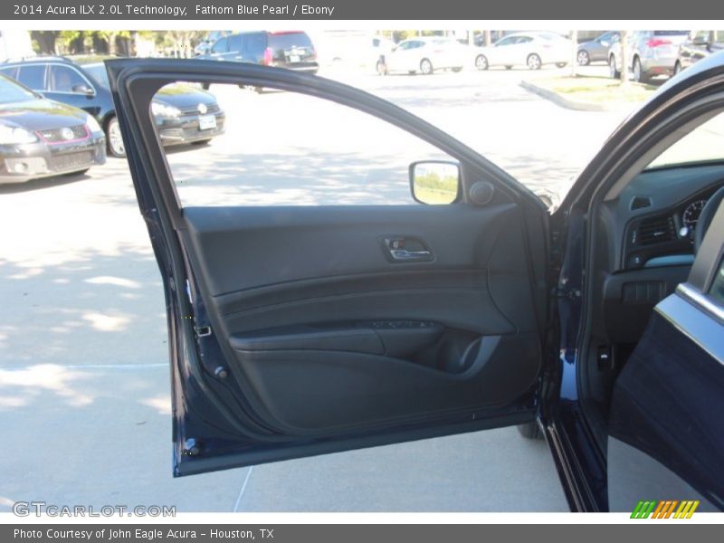 Fathom Blue Pearl / Ebony 2014 Acura ILX 2.0L Technology