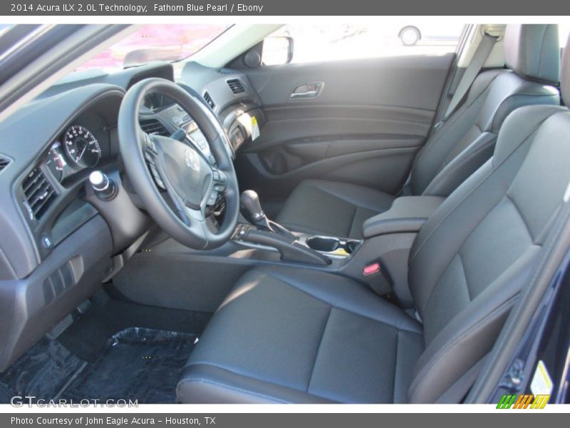 Fathom Blue Pearl / Ebony 2014 Acura ILX 2.0L Technology