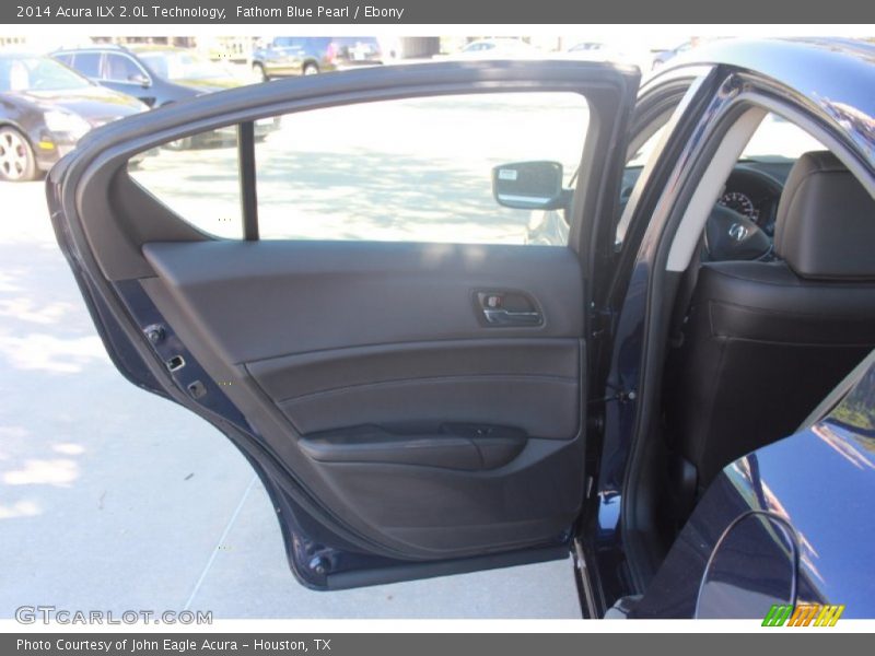 Fathom Blue Pearl / Ebony 2014 Acura ILX 2.0L Technology