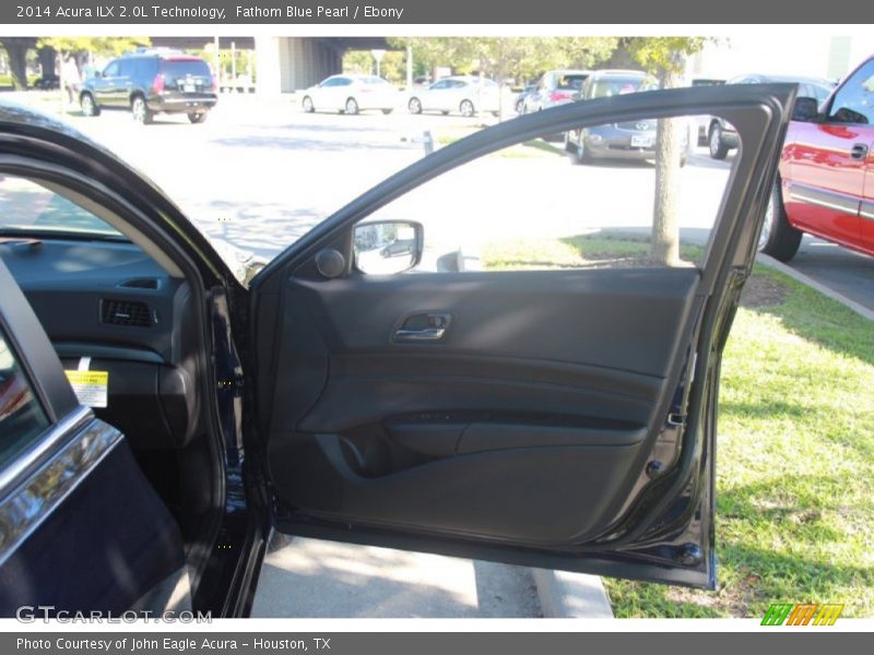 Fathom Blue Pearl / Ebony 2014 Acura ILX 2.0L Technology