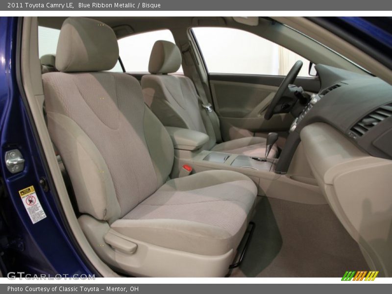 Blue Ribbon Metallic / Bisque 2011 Toyota Camry LE