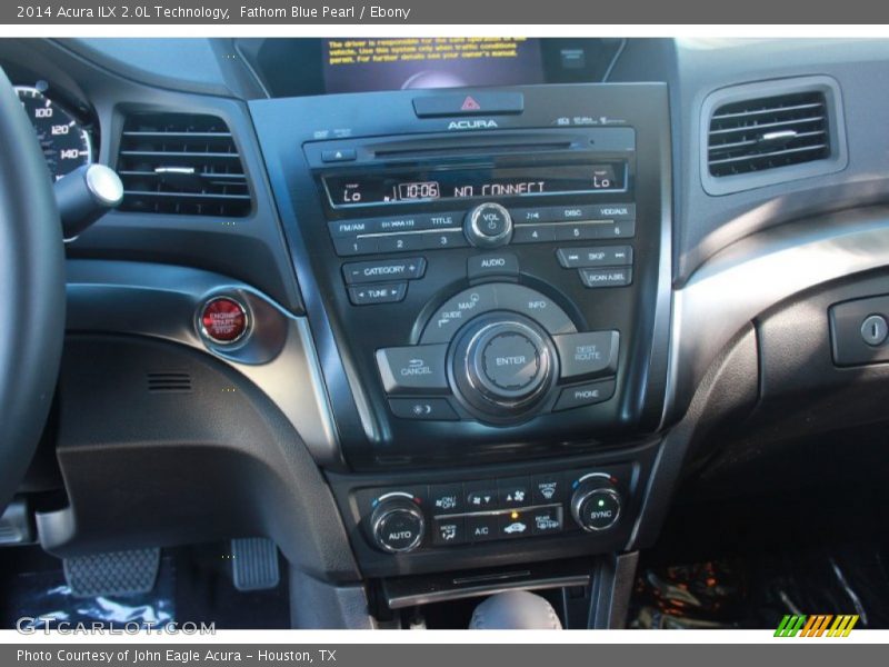 Fathom Blue Pearl / Ebony 2014 Acura ILX 2.0L Technology