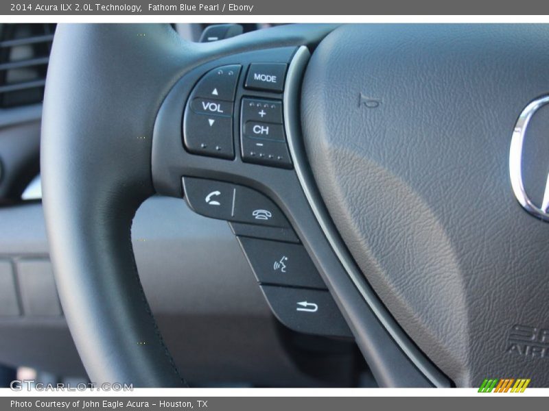 Fathom Blue Pearl / Ebony 2014 Acura ILX 2.0L Technology