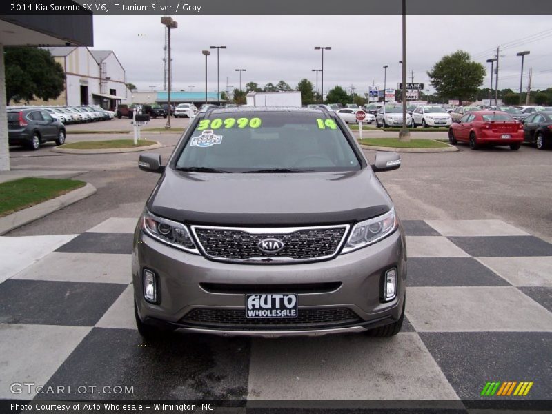 Titanium Silver / Gray 2014 Kia Sorento SX V6